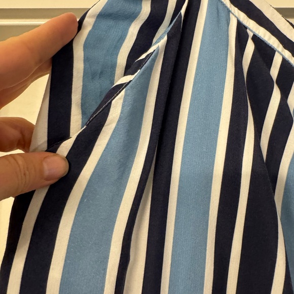 Plenty by Tracy Reese Blue Striped Pants - Picture 2 of 6